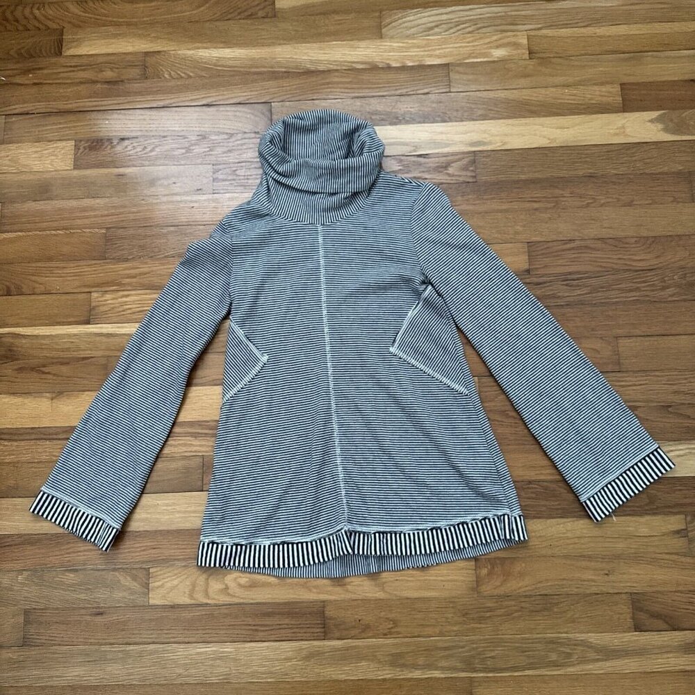 Anthropologie Maeve Tal Cowlneck Striped Tunic Size XXS - Picture 1 of 5